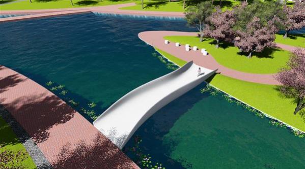 Пуштен во употреба најдолгиот бетонски пешачки мост на светот кој е изграден со технологија за 3D печатење.